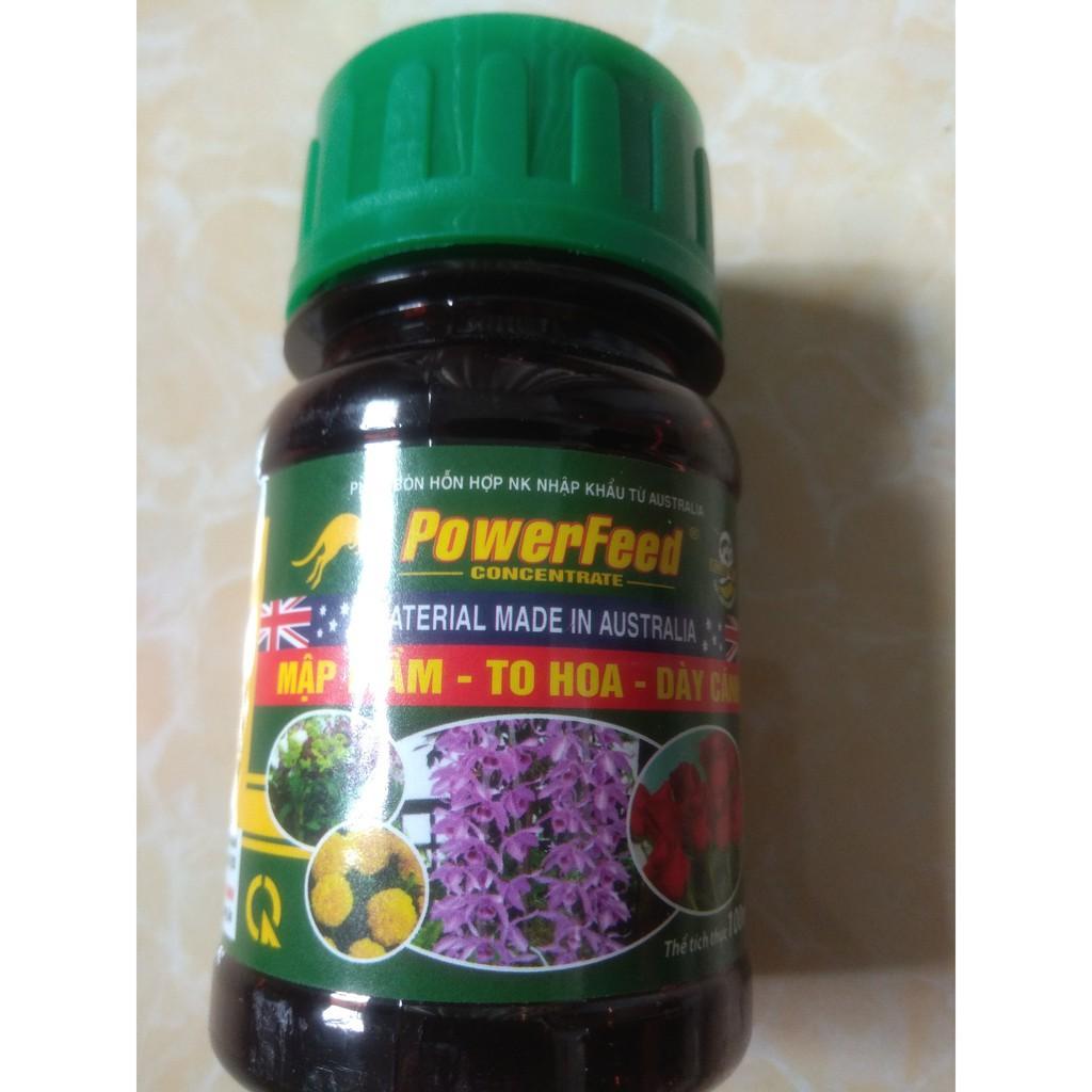 Phân bón hỗn hợp nhập khẩu POWER FEED nhập khẩu úc lọ 100ml.