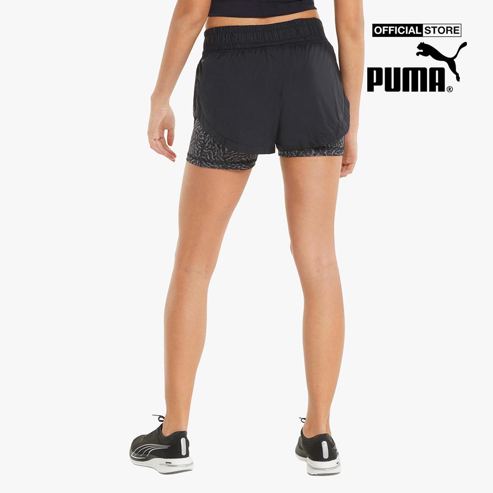 PUMA - Quần shorts thể thao nữ Marathon 2 In 1 Woven Running 521380