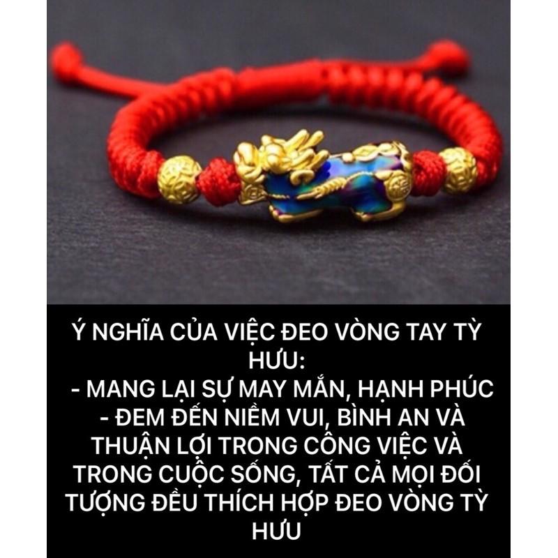 Vòng Tay Tỳ Hưu Đổi Màu Tài Lộc May Mắn