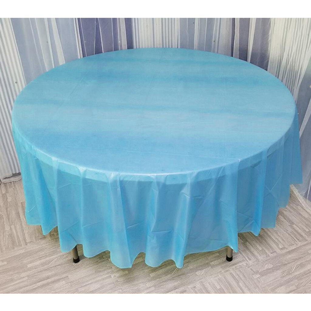 Round Disposable Table Cloth Tablecloths Wedding Birthday Party