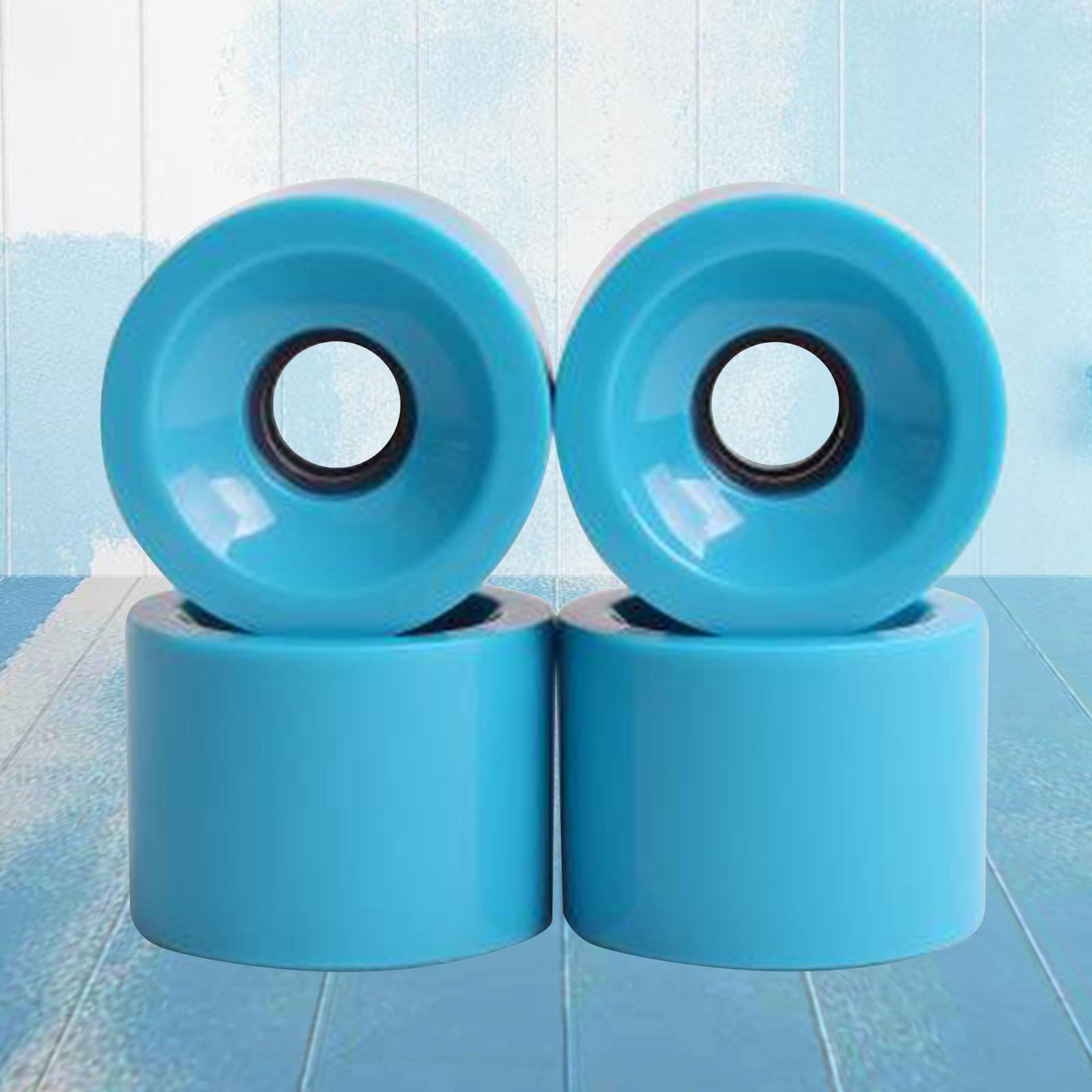 8x 78A Hardness Skateboard Wheels 70X51mm Longboard Roller Parts