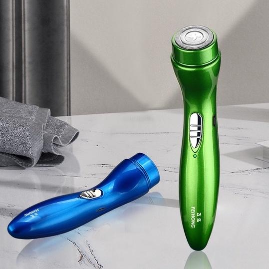 Máy Cạo Râu Mini Bỏ Túi Feihong - Cạo Lông Unisex Đa Năng Pin Sạc USBDuashop