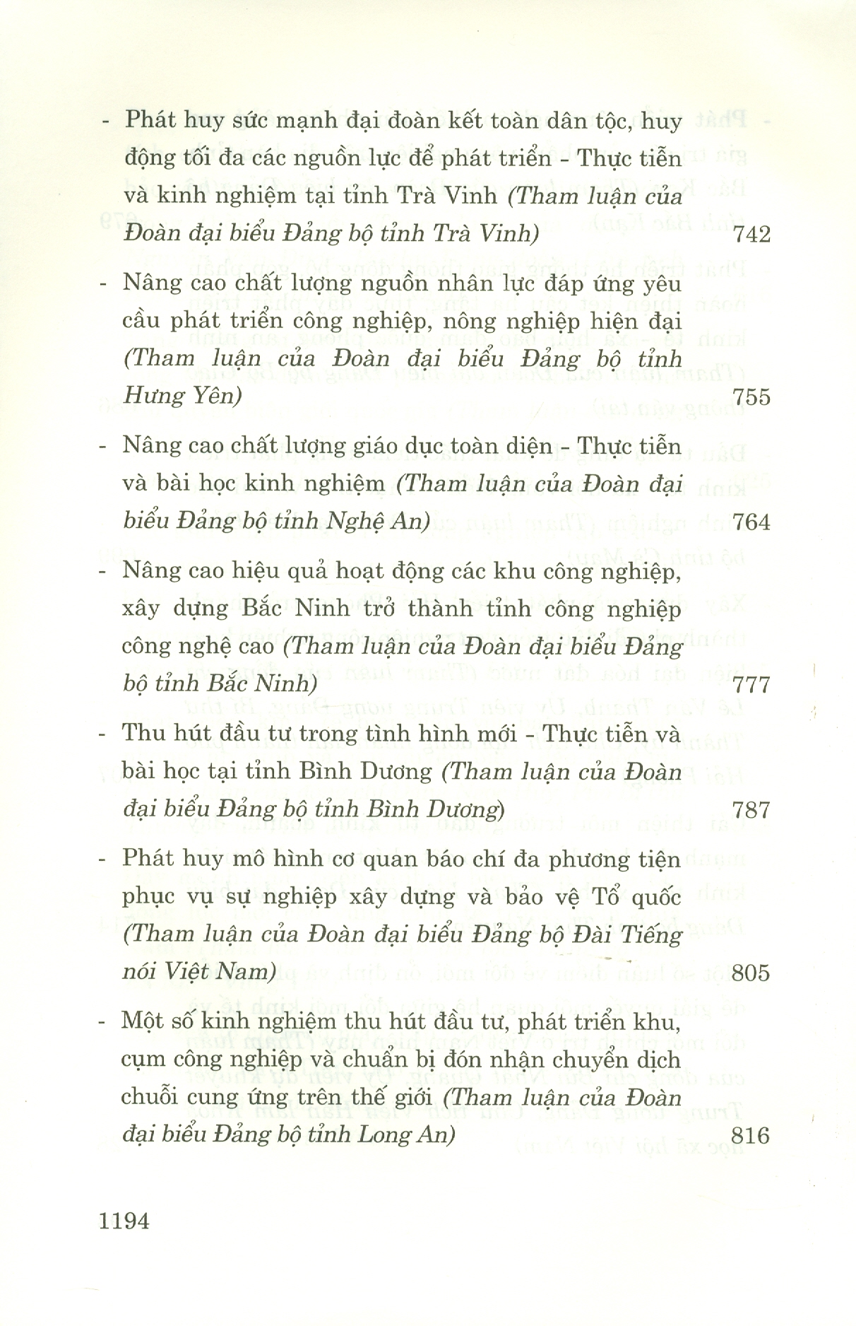 Tham Luận Đại Hội Đại Biểu Toàn Quốc Lần Thứ XIII