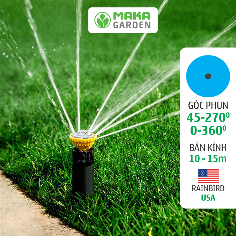 Đầu Tưới Cỏ Phun Tia Rainbird Pop Up 1804 - Của Mỹ Chất Lượng Cao