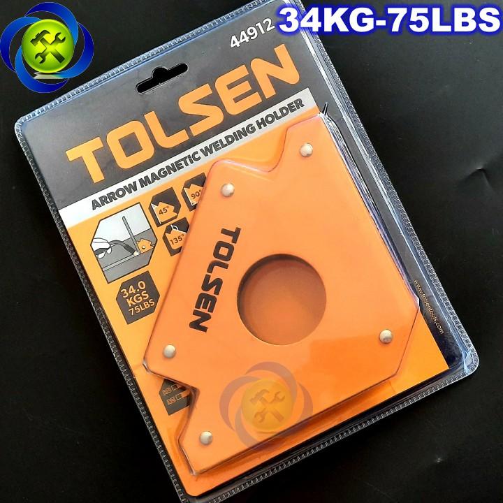 Nam châm hàn góc vuông Tolsen 44912 -34.0kgs-75LBS