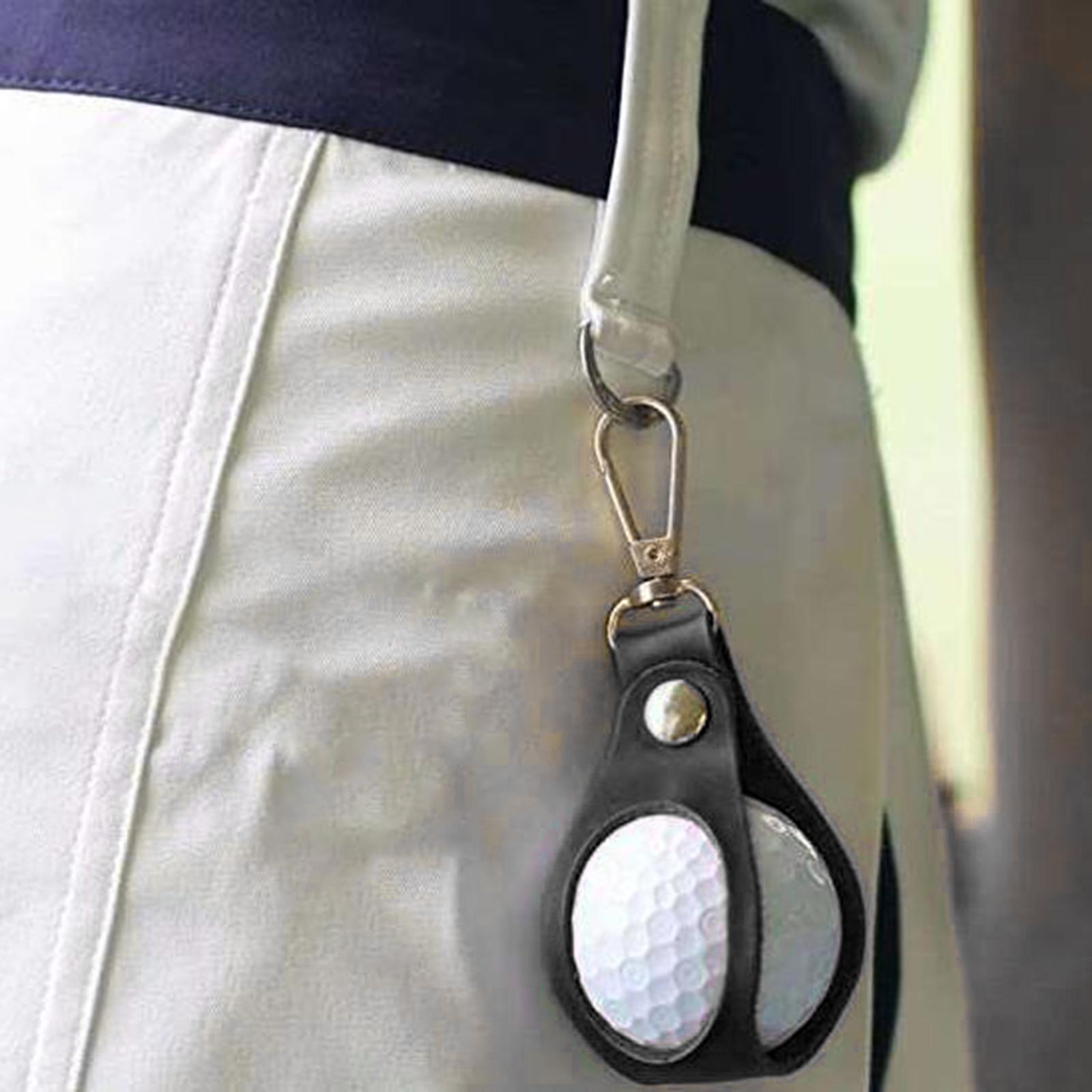 Golf Ball Waist Bag Golf Ball Pouch Fanny Pack Training Ball Bag Holder Black