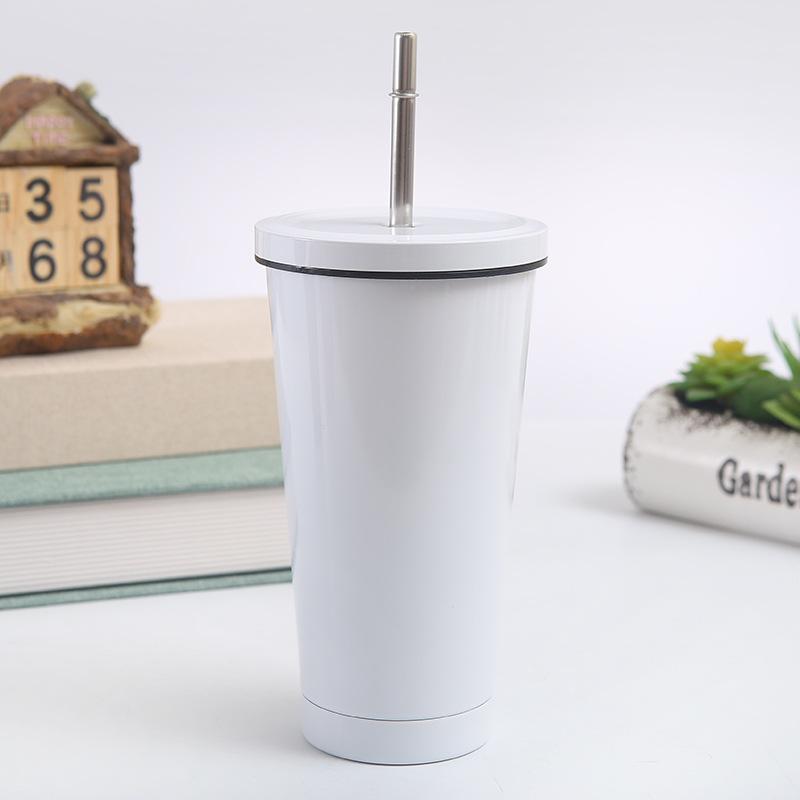 Phong Cách Mới Nhất Tùy Chỉnh Inox 304 Giữ Nhiệt Cốc 2 Lớp Hút Chân Không Công Suất Lớn Ống Hút Cốc Ô Tô Di Động Cà Phê Tặng Cốc