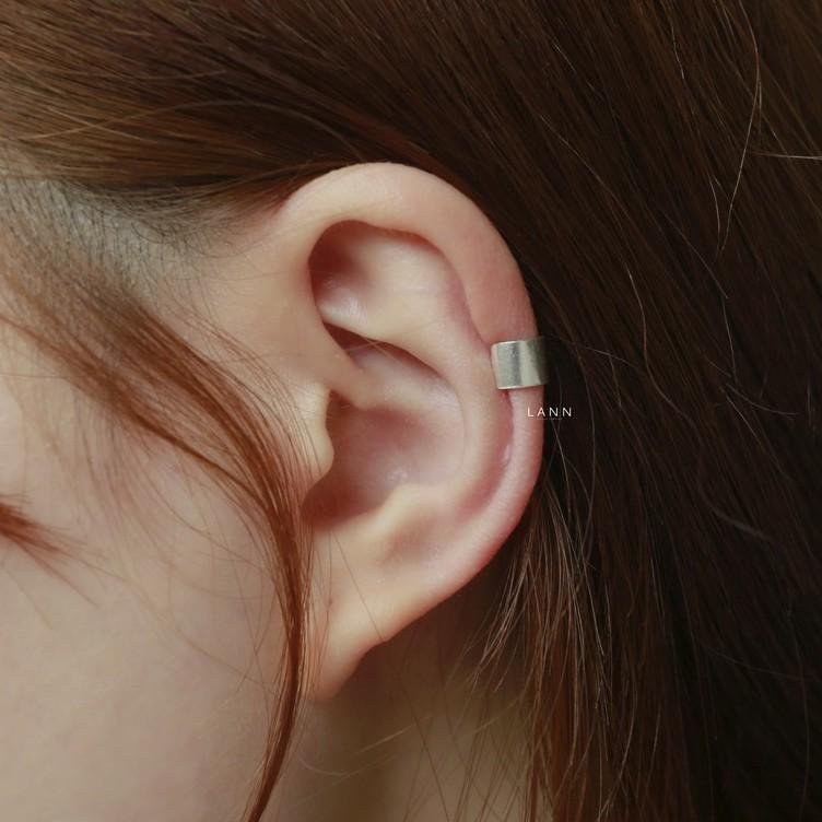 Khuyên kẹp vành trơn 5mm S925 LANN