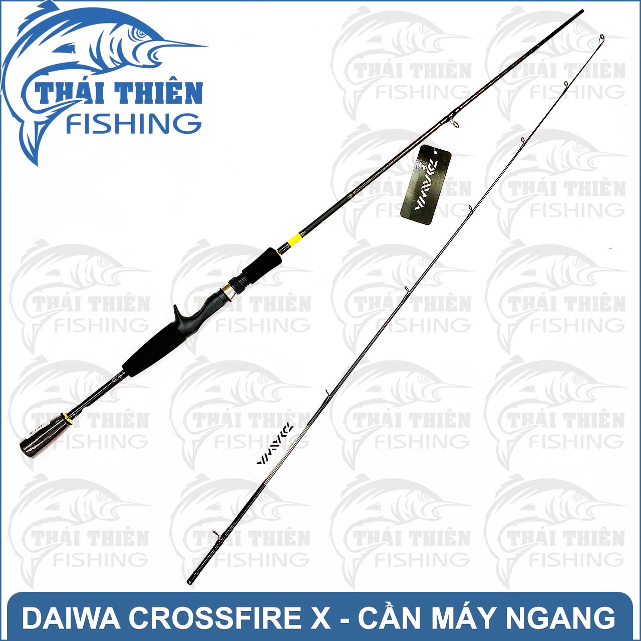 Cần Lure Máy Ngang Daiwa Crossfire X Dùng Câu Cá Lóc Chẽm Mú