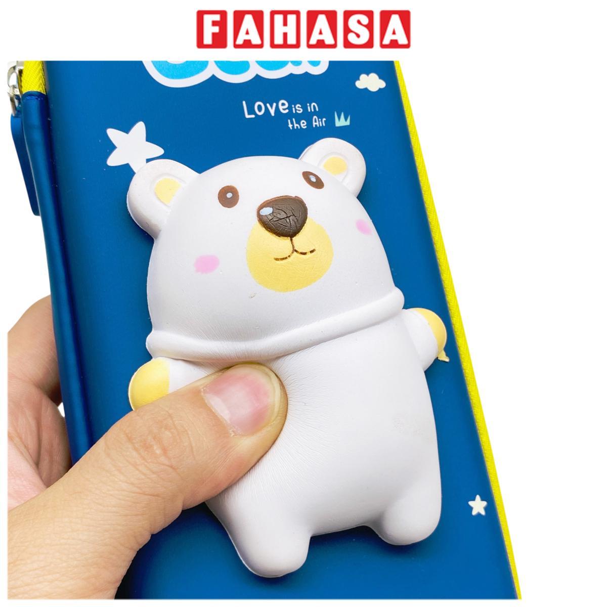 Bóp Viết Vải Gấu Xanh - 7295