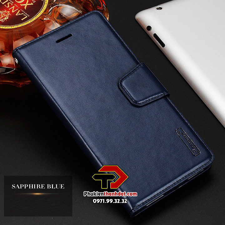 Bao da dạng ví cho OPPO Reno8 Z 5G hiệu Hanman có quai cài - Hàng chính hãng