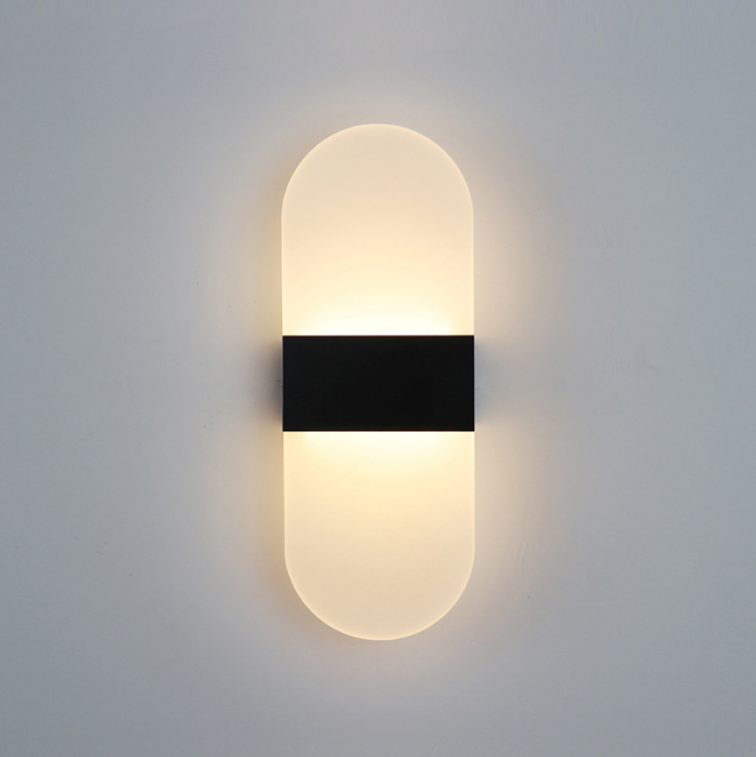 Đèn tường LED phòng ngủ ánh sáng vàng ấm cảm biến cơ thể người, có thể sạc HomeLuxury Nordic