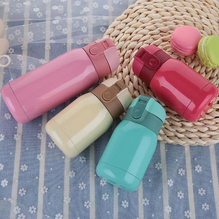 Mini Giữ Nhiệt Cốc Trẻ Em Bình Inox Giữ Nhiệt Cốc Cốc Hút Chân Không Ly Cà Phê Termos Trẻ Em Bụng Cốc Trường Nhiệt Bình Sữa