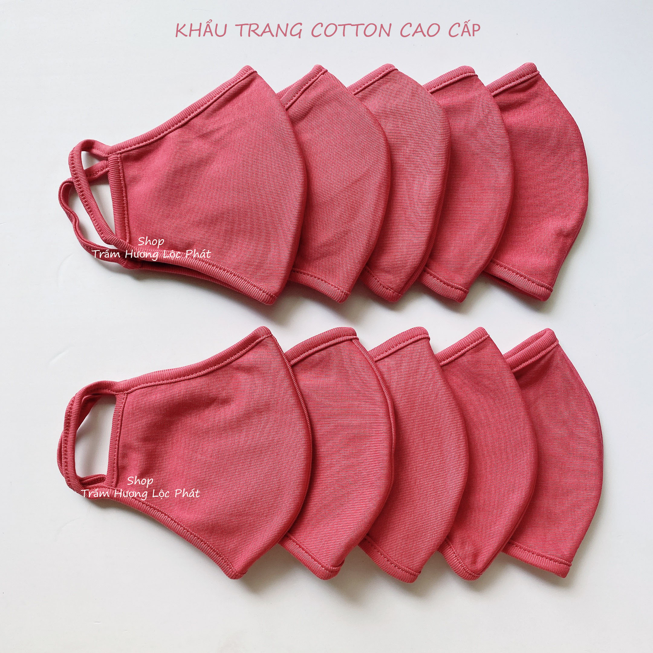 Khẩu Trang Vải Nam Nữ Khẩu Trang Màu Cotton Nhật Cao Cấp Chống Nắng 1 Cái