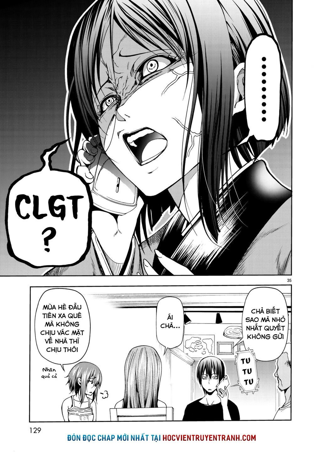 cô gái thích lặn - grand blue chapter 46 35