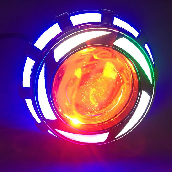 ĐÈN PHA LED BI CẦU ĐÈN PHA BI CẦU 5 MÀU, ĐÈN LED SÁNG, MÀU SẮC SIÊU BẮT MẮT, TIỆN LỢI, DỄ LẮP ĐẶT - DPLBC5M