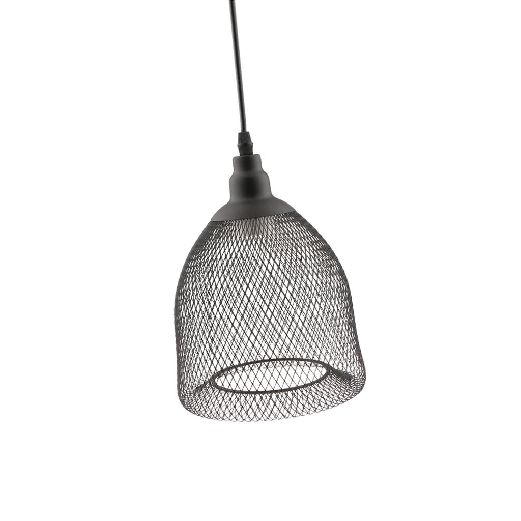 Black Metal Retro Iron Ceiling Pendant Light Chandeliers Fitting Lampshade Loft