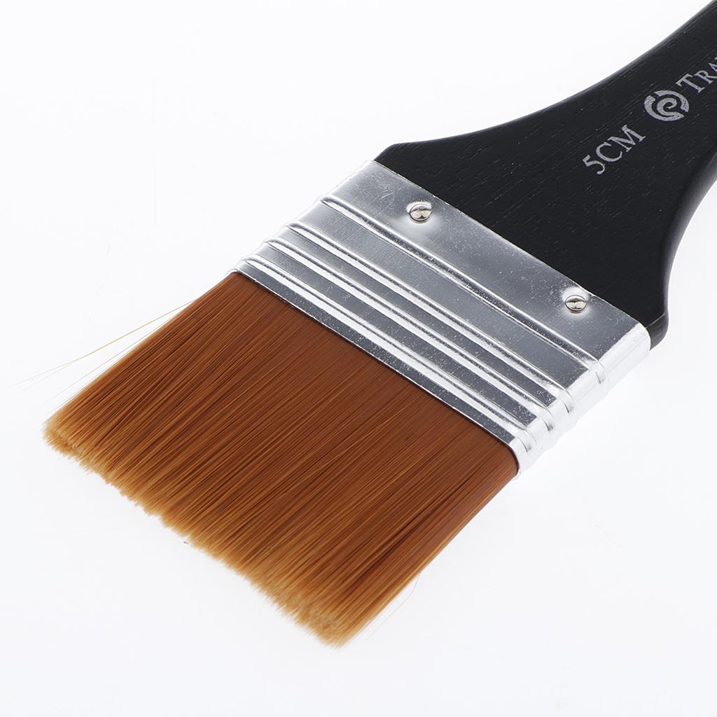 7 Pieces High Quality Paint Brushes Artist Brushes Pointed Brush Flat Brushes