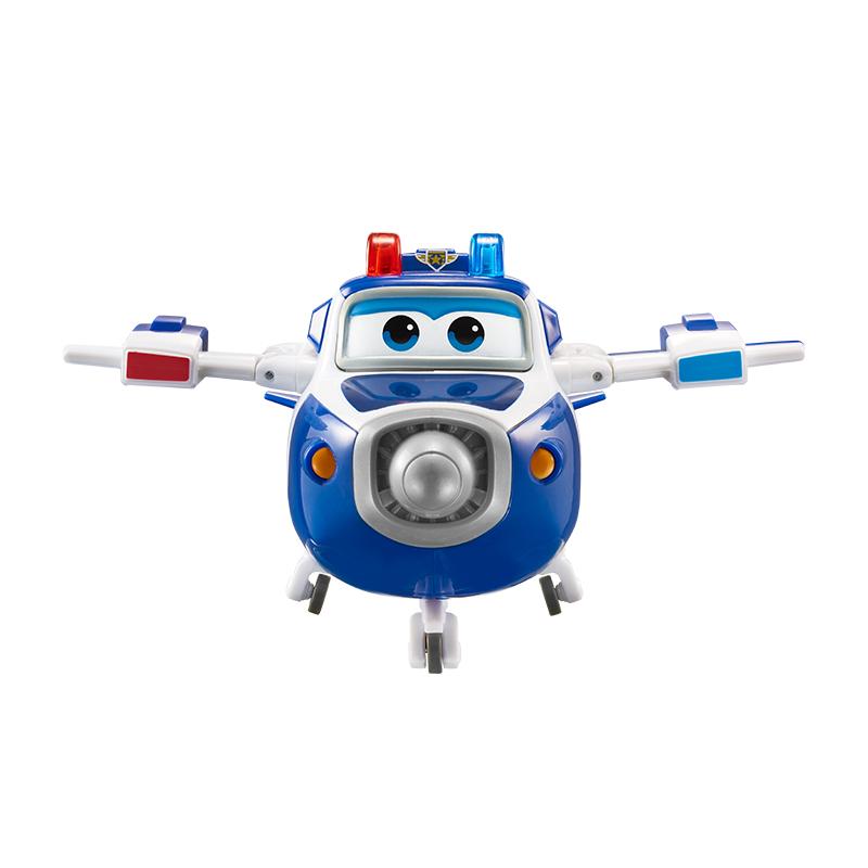 Đồ Chơi SUPERWINGS Robot Biến Hình Cỡ Lớn Paul Cảnh Sát Kết Hợp Thú Cưng Paul YW750945