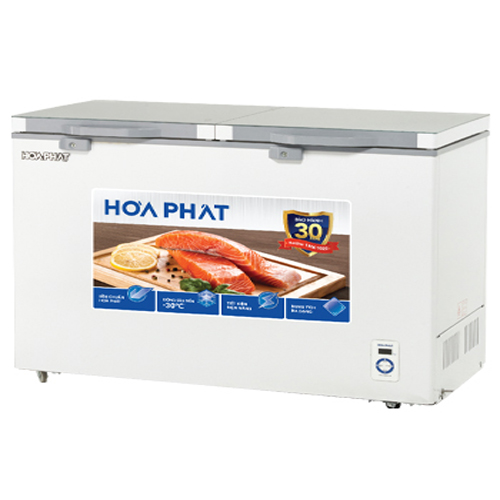 Tủ đông Hòa Phát HPF AD6352.T1 1 ngăn đông 2 cánh kính cường lực -Hàng chính hãng ( Chi giao hàng tại Hà Nội)