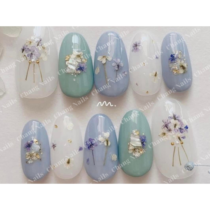 Chang Nails - Nail Box thiết kế thủ công - Họa tiết hoa tinh xảo dễ thương