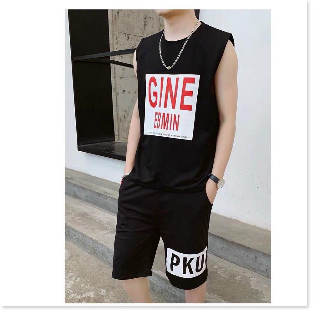 SET BỘ THỂ THAO NAM PHONG CÁCH HÀN QUỐC CHẤT THUN 4 CHIỀU THOÁNG MÁT THỜI TRANG KING STORE
