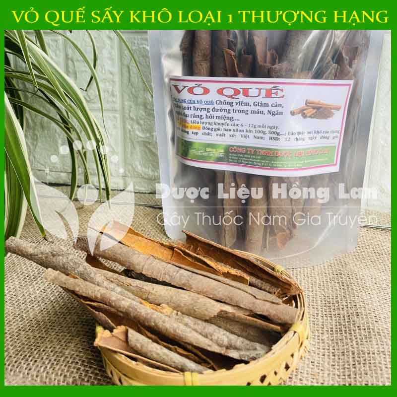 500g Vỏ Quế sấy khô loại 1 -