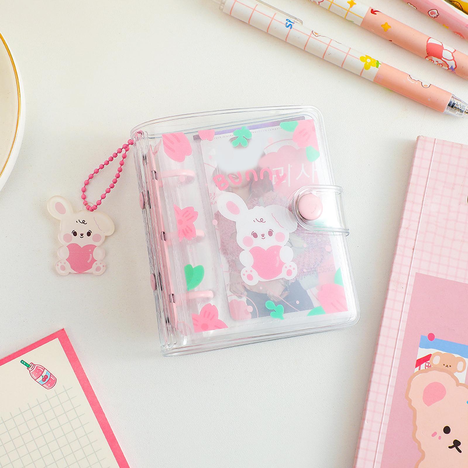 Mini Photo Album, Photo Card Holder with Pendant 10 Pockets