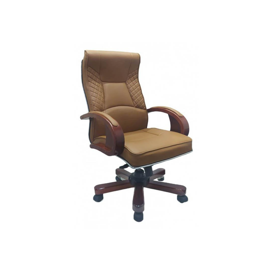 Ghế văn phòng chân xoay lưng cao bọc PU SMLIFE Ezekiel