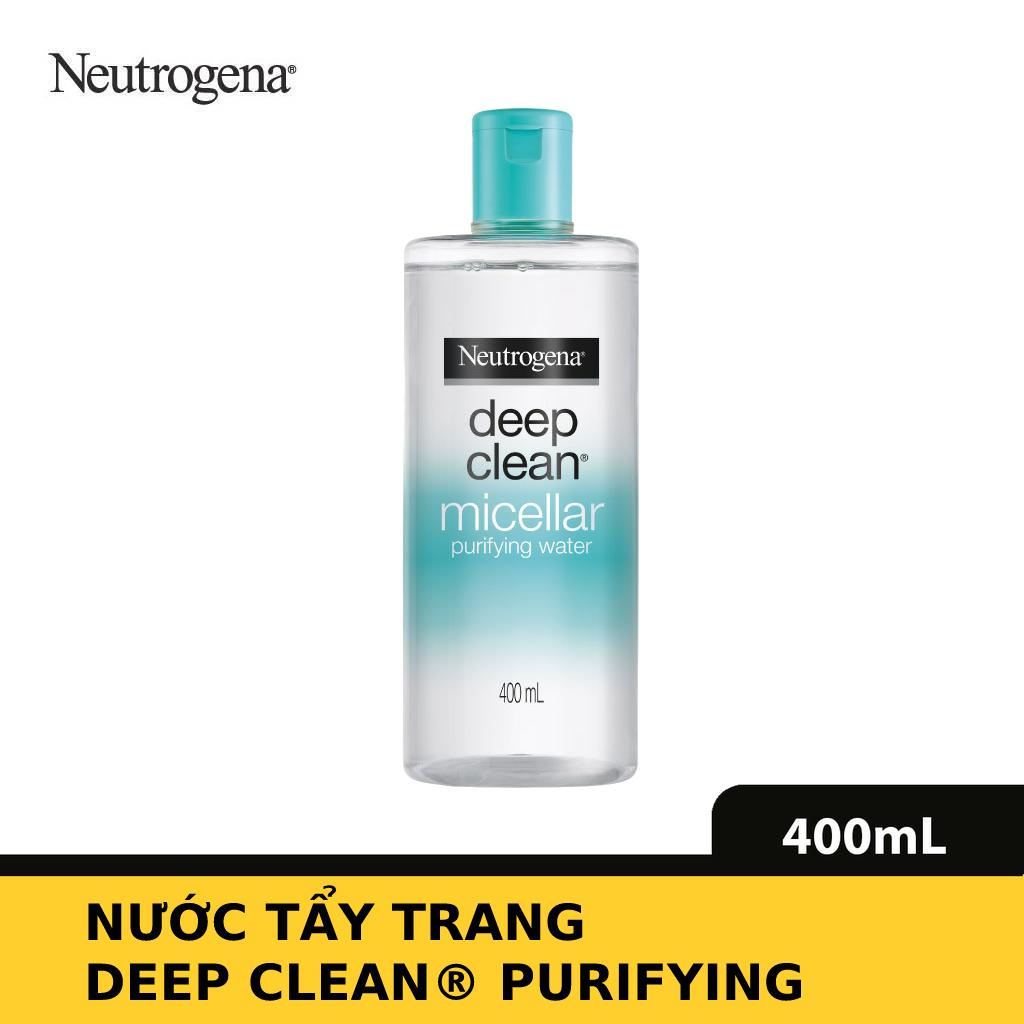 Nước Tẩy Trang Thanh Lọc Và Làm Sạch Sâu Neutrogena Deep Clean Micellar Purifying Water 400ml