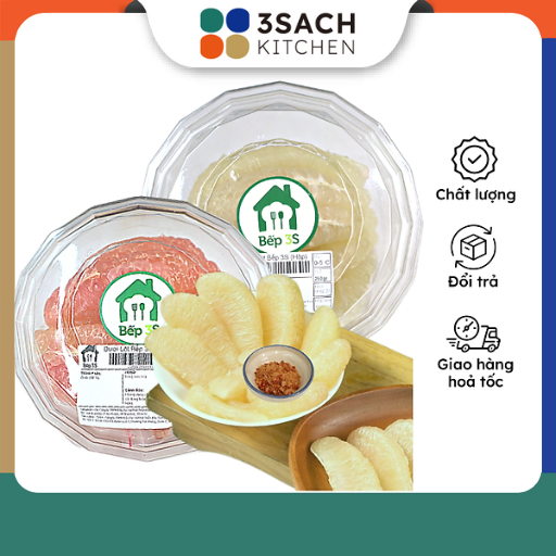 Bưởi Lột Sẵn 3Sach Kitchen  260-280grhộp