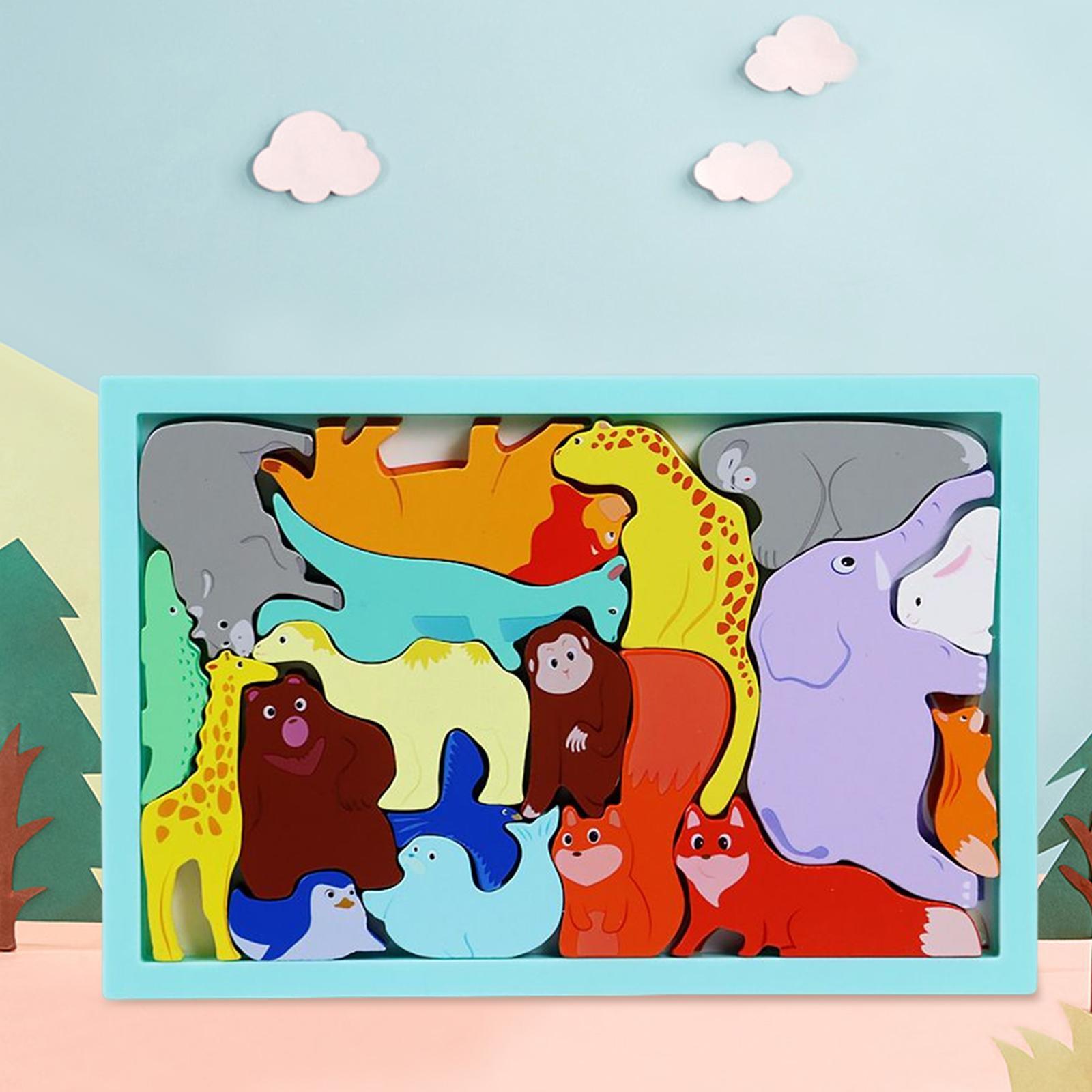 Jigsaw Educational Preschool Toys Boy and Girl Kids Baby