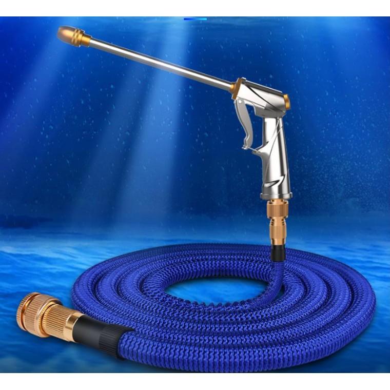 EuroQuality Vòi xịt rửa xe vệ sinh nhà cửa tăng áp bằng 15m dây có bình tạo bọt