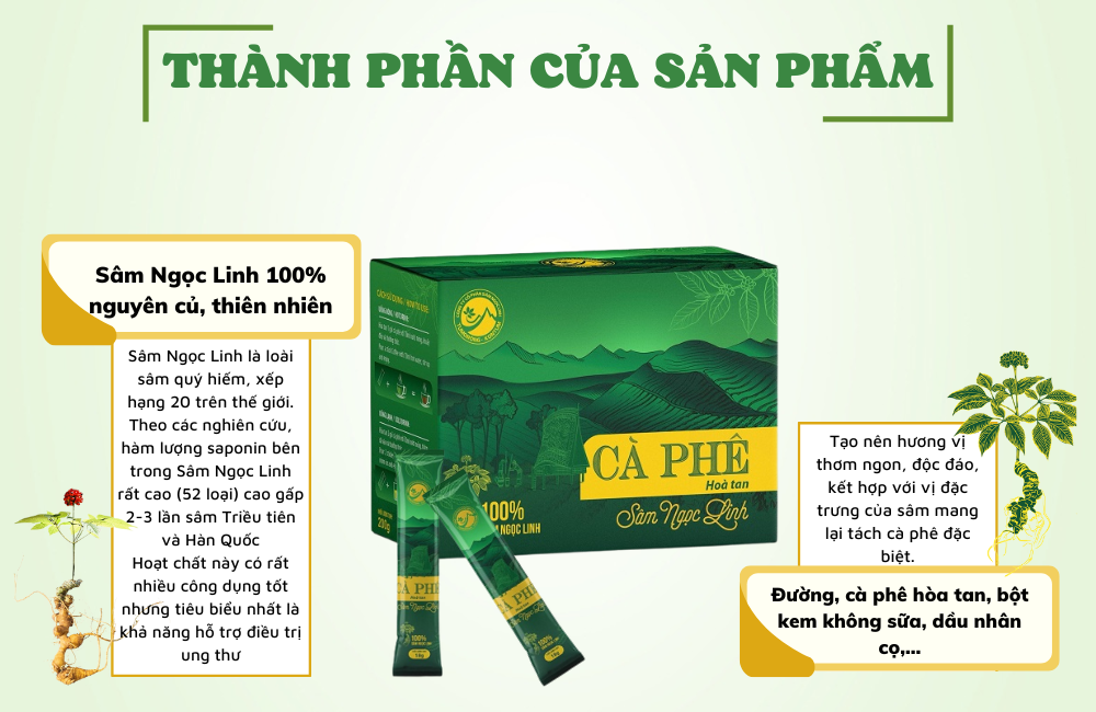 Cà Phê Sâm Ngọc Linh