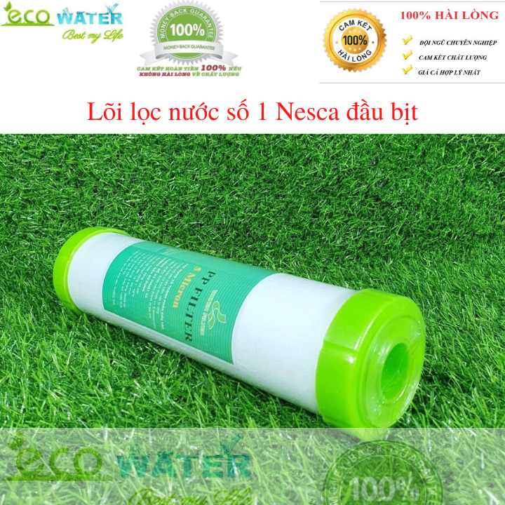 Lõi lọc nước số 1 Nesca đầu bịt - Ecodb001