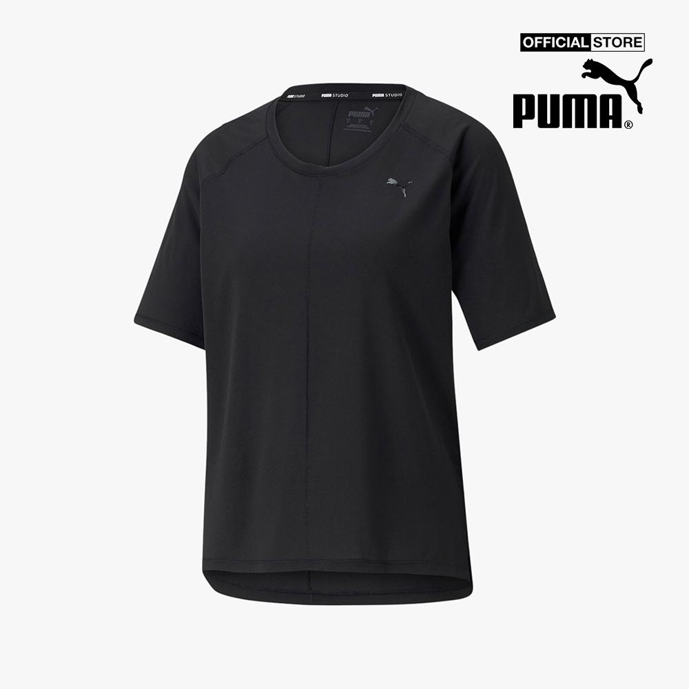 PUMA - Áo thun thể thao nữ Studio Graphene Relaxed 520226