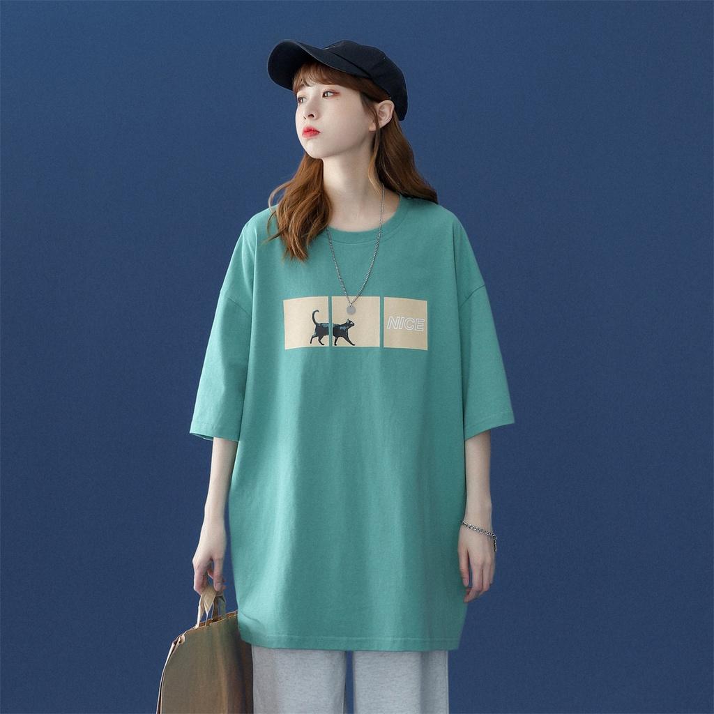 Áo thun tay lỡ form rộng dành cho các bạn nữ