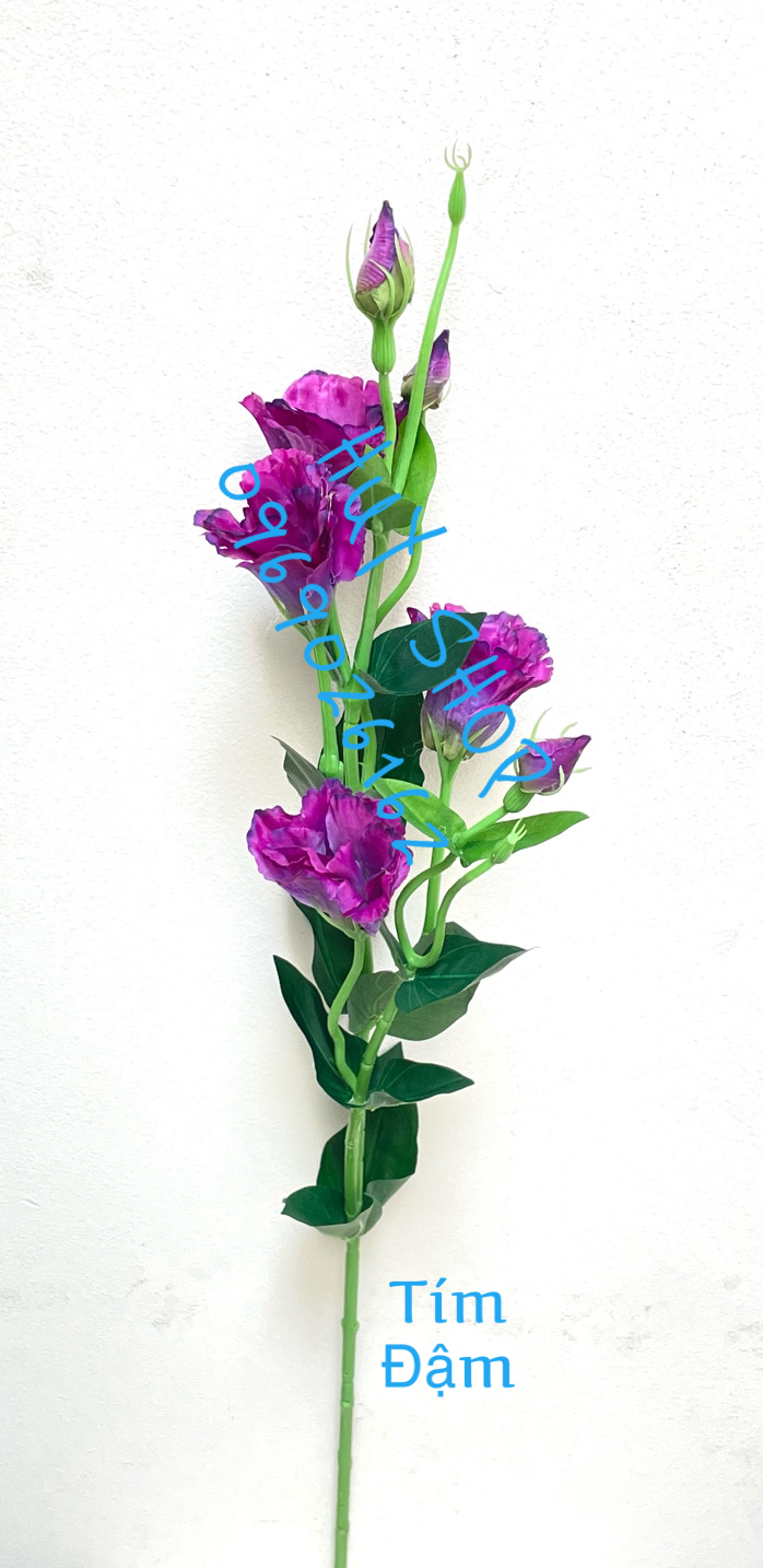 Cành Hoa CÁT TƯỜNG 4 bông 3 nụ Vải cao cấp trang trí nhà cửa