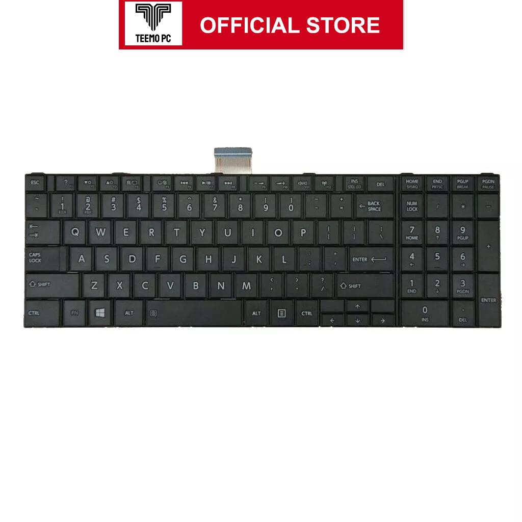 Bàn Phím Tương Thích Cho Laptop Toshiba Satellite L870D L875 L875D P850 P850D P855 P855D P870 P870D P875 (Đen) TEEMO PC KEY615 Hàng Nhập Khẩu