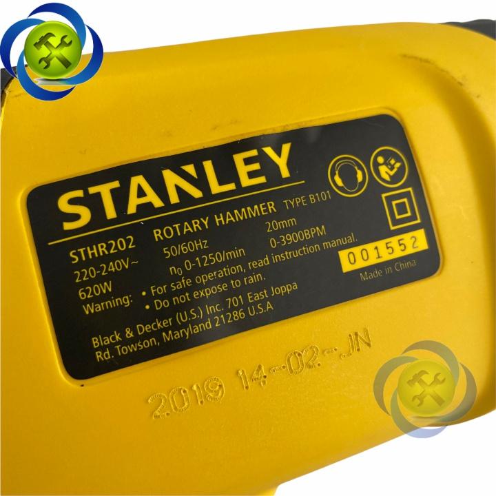 Máy khoan STANLEY STHR202K-B1 công suất 620W hộp nhựa