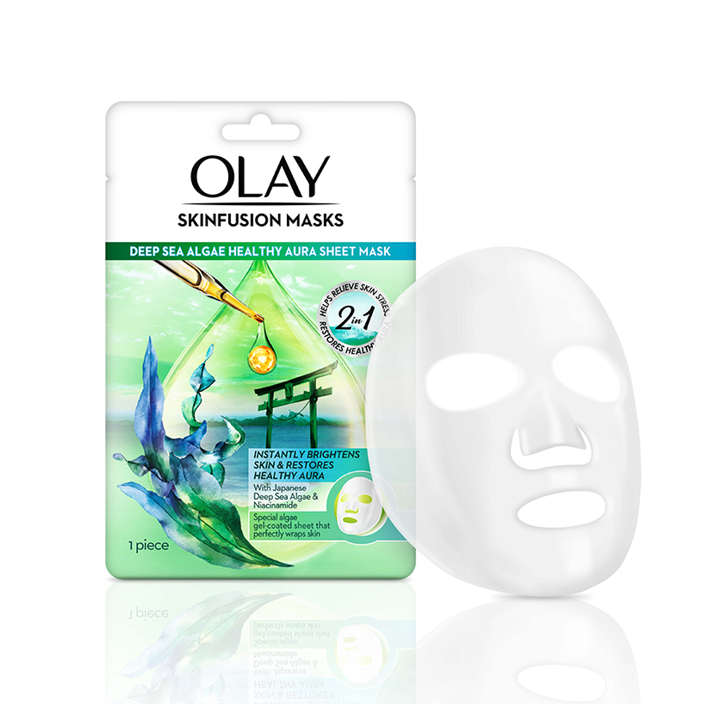 Mặt Nạ Dưỡng Da Olay Tinh Chất Tảo Biển