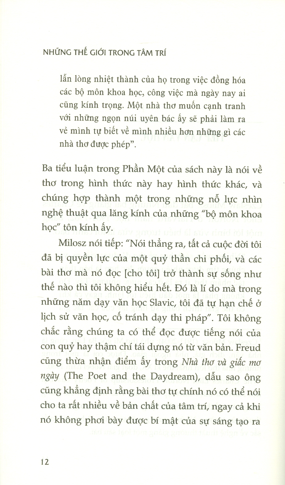 NHỮNG THẾ GIỚI TRONG TÂM TRÍ - Jerome Bruner – Hoàng Hưng dịch – Tủ sách Tâm lý học Giáo dục Cánh Buồm