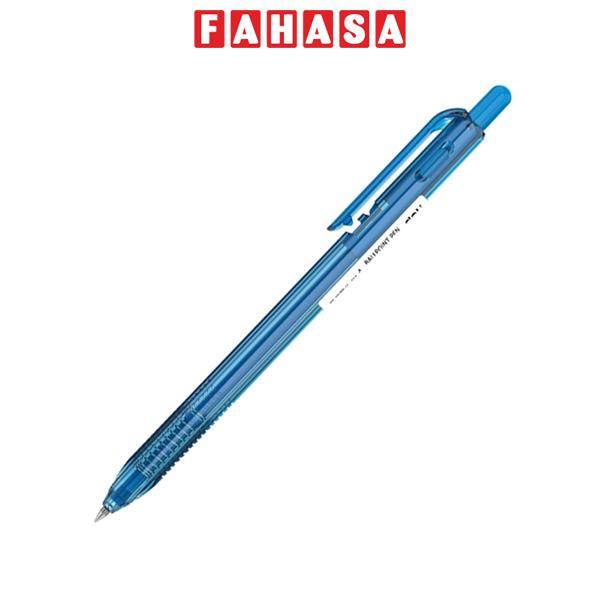 Bút Bi Bấm Ngòi Đạn 0.5 mm - Deli EQ105-BL - Mực Xanh