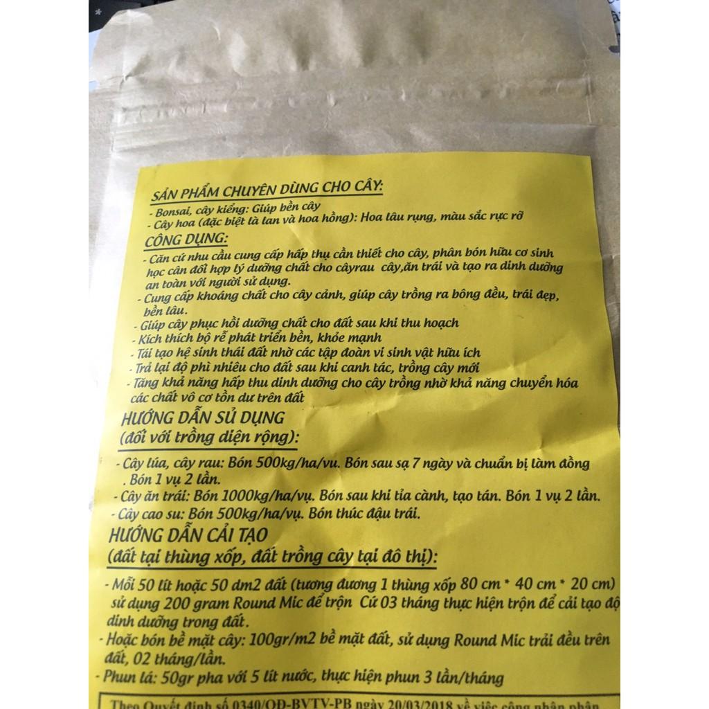 Phân cá hữu cơ sinh học round-mic Hàn quốc gói 300gr