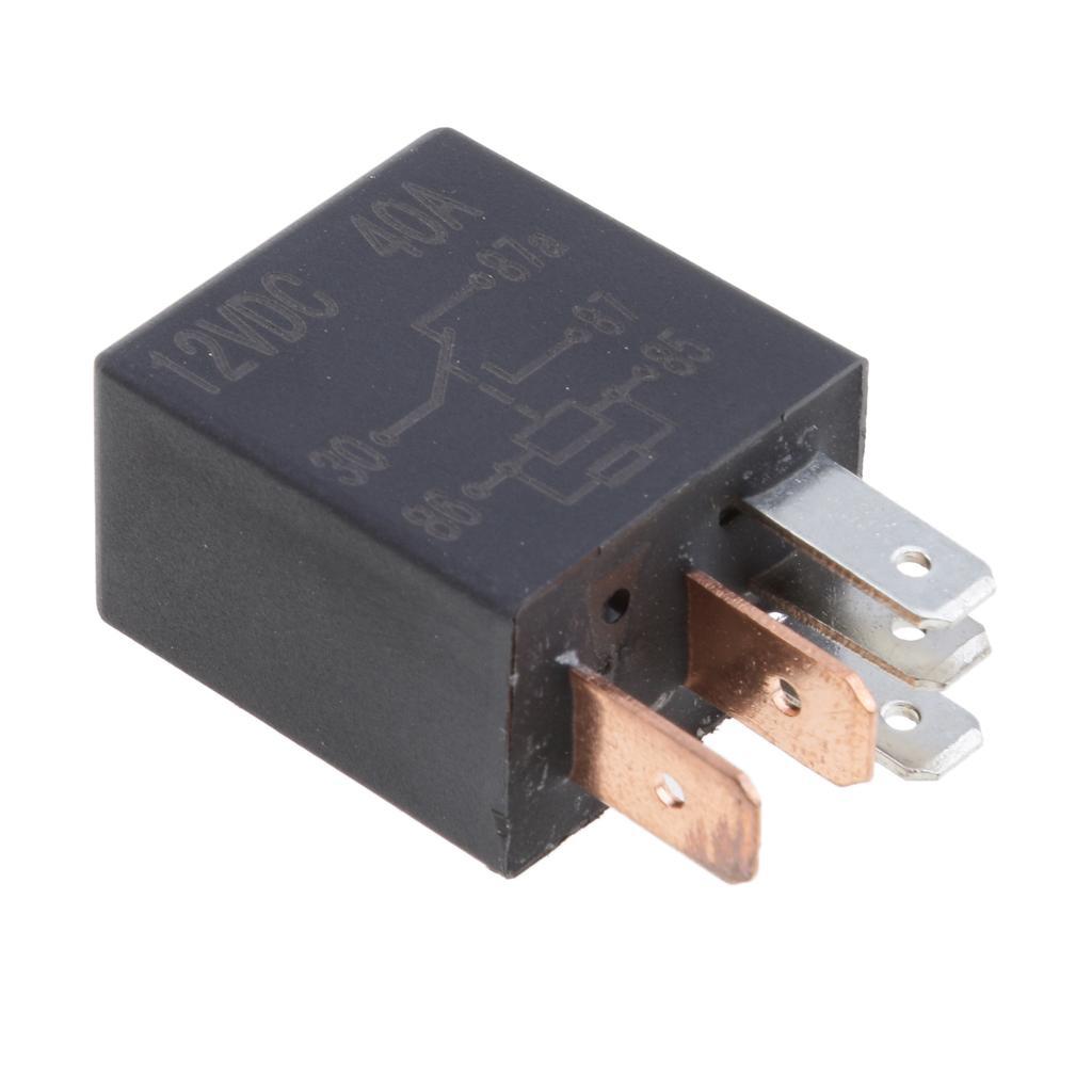 10 Pieces 12V Micro 30A 5-Pin Automotive Changeover Relay Car Bike Boat