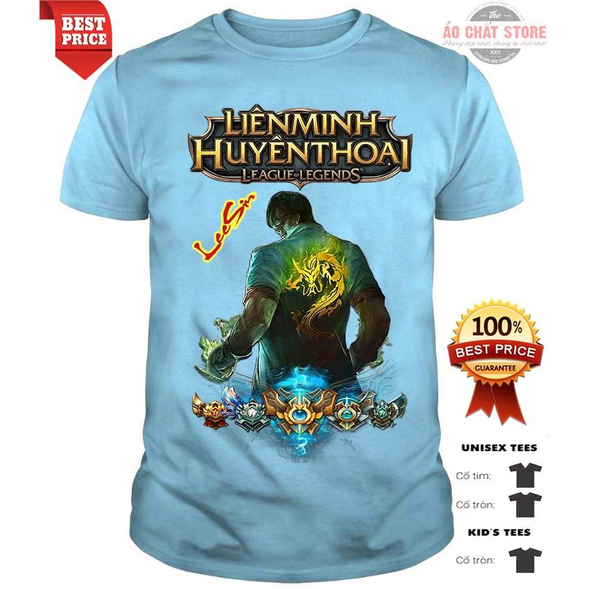 Áo Thun LEESIN Tiểu Long Cực Đẹp | Áo Liên Minh Huyền Thoại Lee Sin | Bruclee LOL Tshirt