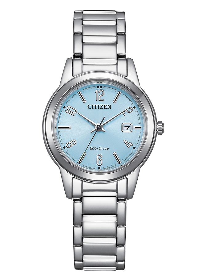 Đồng Hồ Nữ Citizen Eco-Drive Dây Thép Không Gỉ FE1241-71L - Mặt Xanh (29.4mm)
