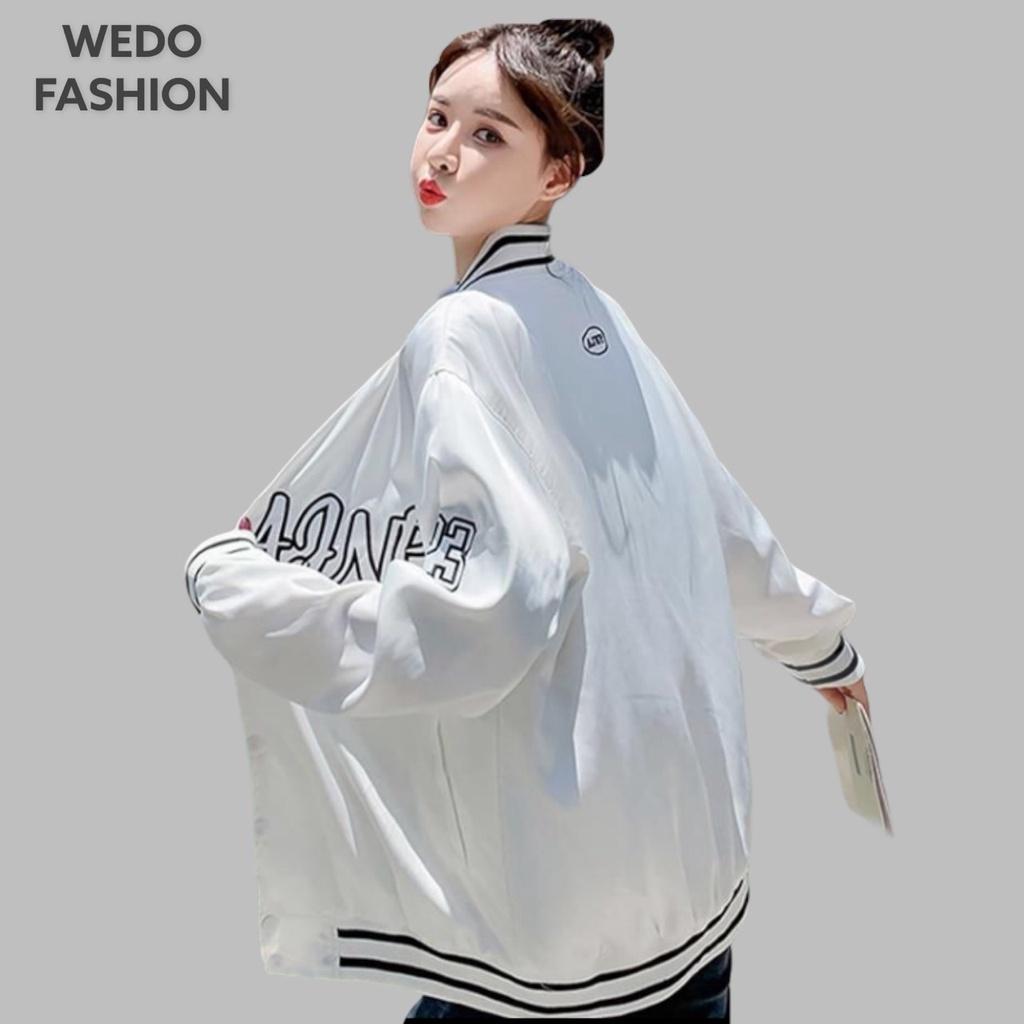 Áo Bomber nữ ARAFAN 23, vải dù hai lớp phối nút bấm, phong cách streetwear cá tính