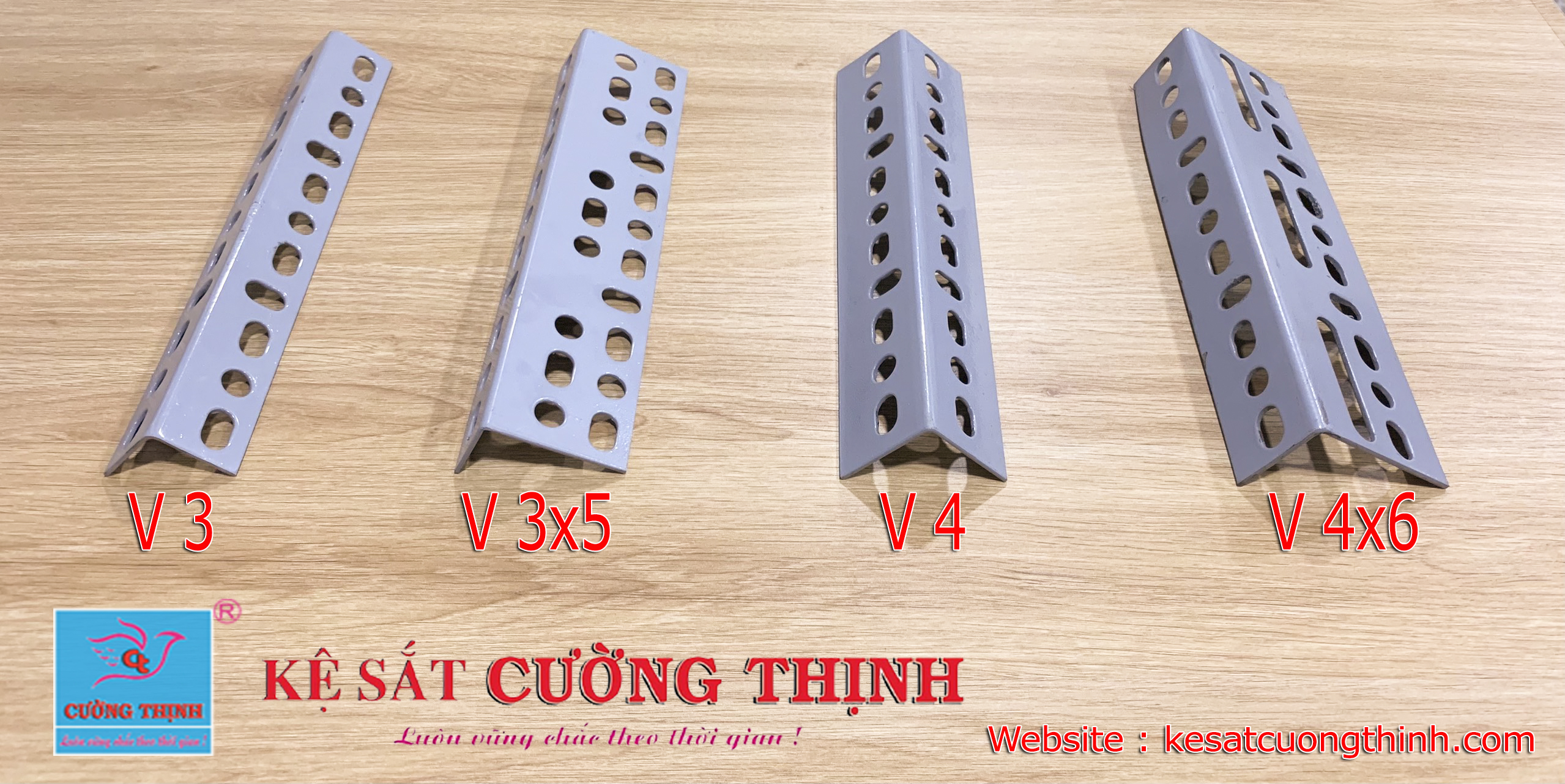SẮT V LỖ - Lắp ráp kệ sắt đa năng