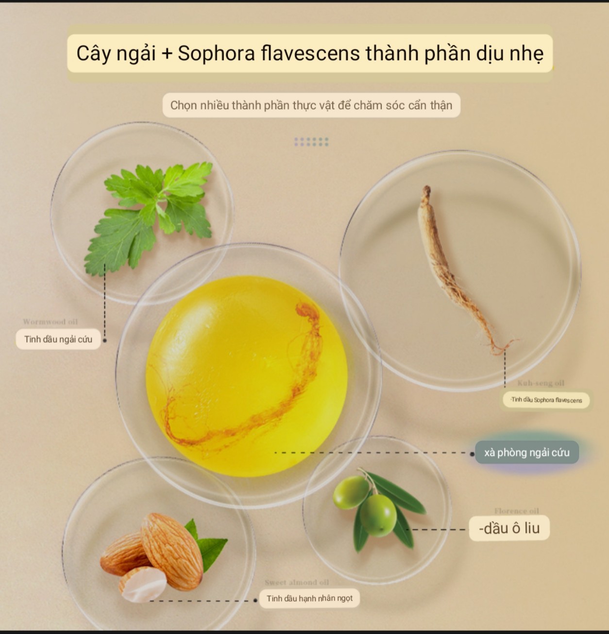 Xà bông, xà phòng nhân sâm giảm mụn thâm, sáng da thơm mát